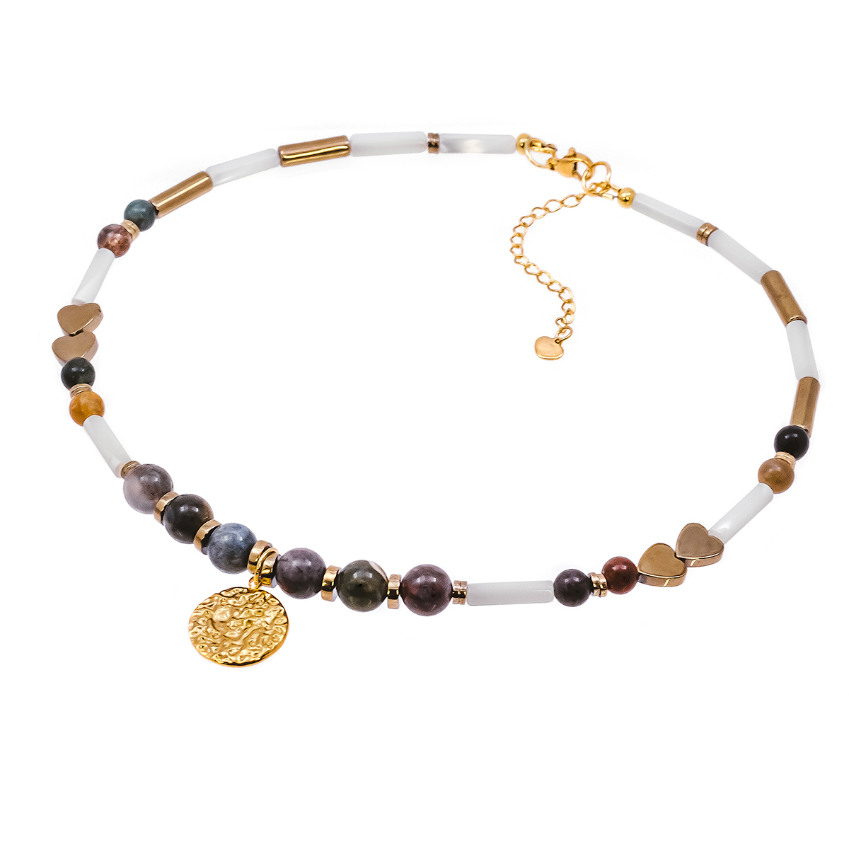 Колье из муранского стекла HEARTBEAT SOY058