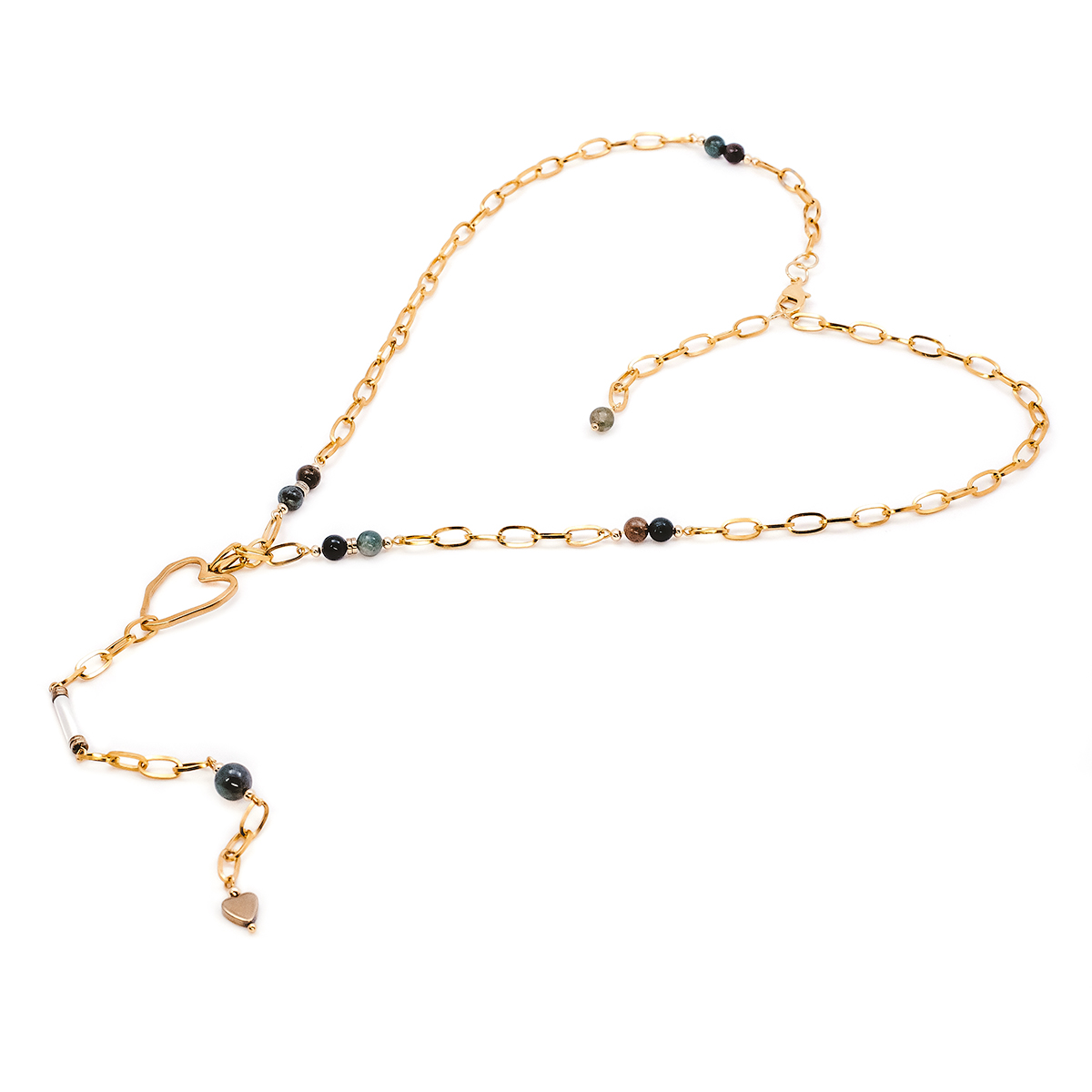 Колье из муранского стекла HEARTBEAT SOY059