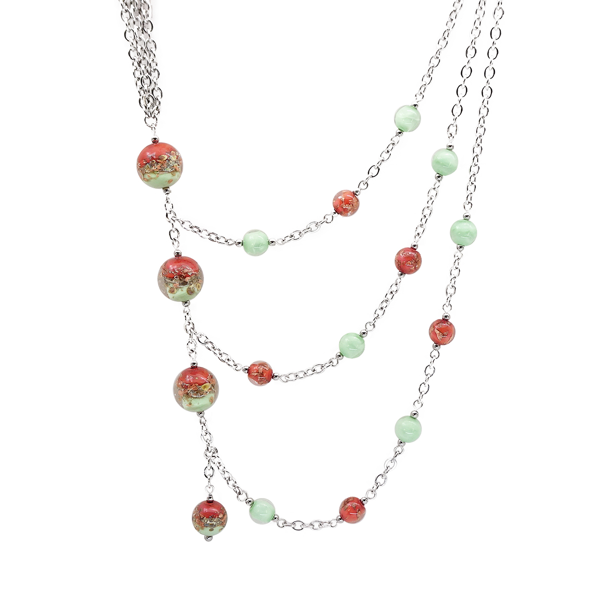 Колье из муранского стекла PARADISE APPLES LКC5983