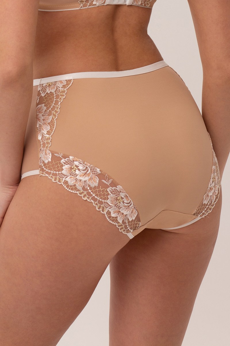 PATRICIA BEIGE Трусы высокие SUBTILLE