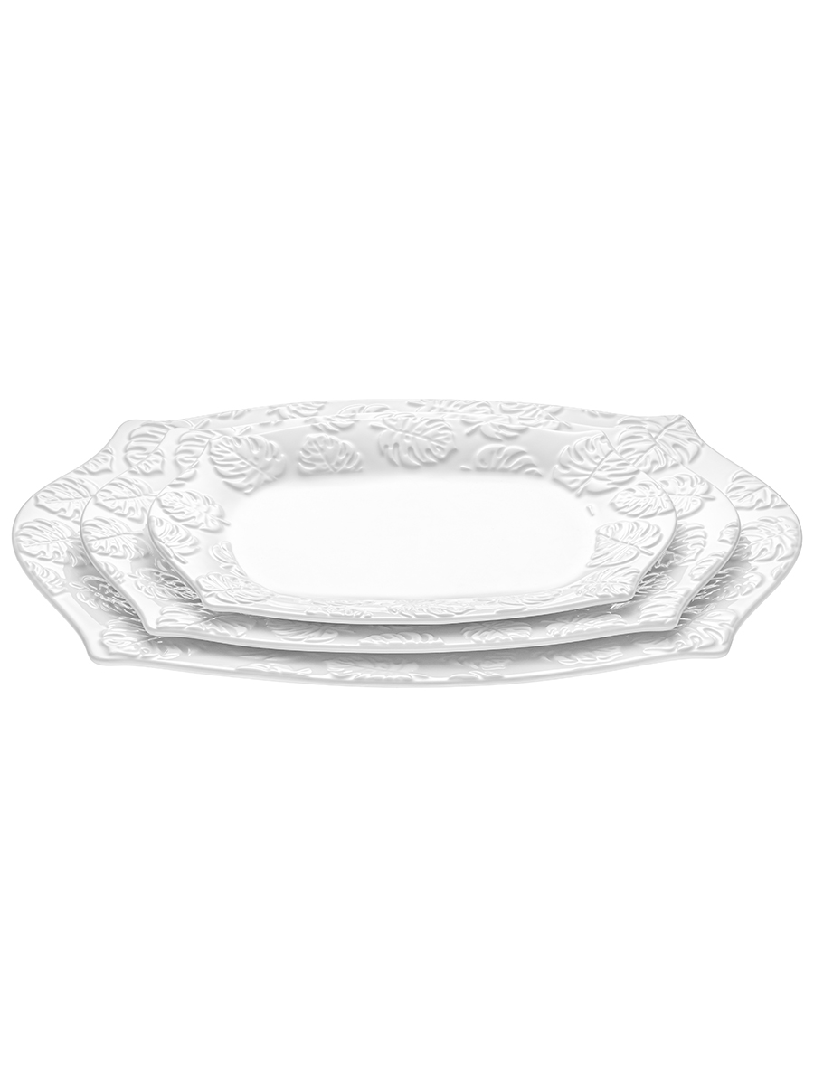 Набор блюд сервировочных 3 пр. 30,5*20,5*3,5 см