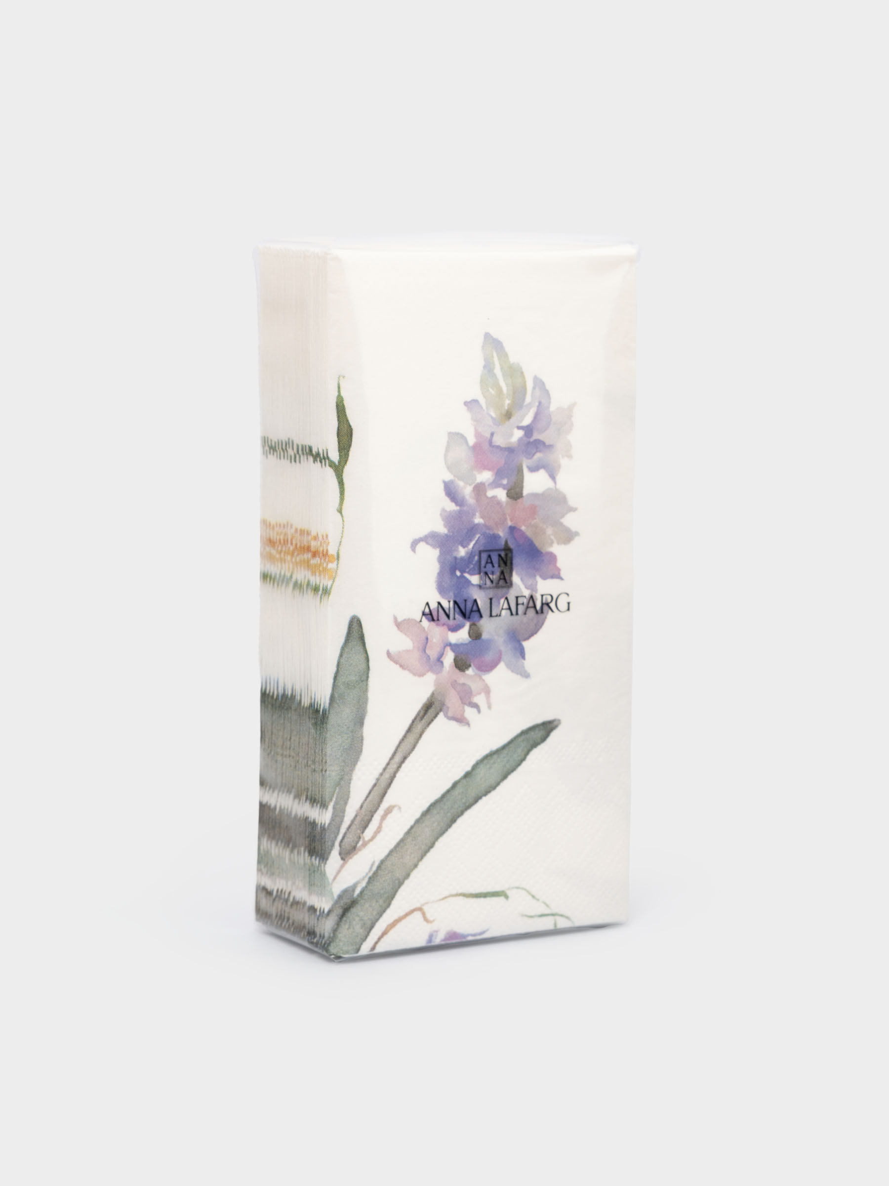 Салфетки бумажные, 33х33 см, 20 шт, прямоугольные, белые, Цветы, Bouquet