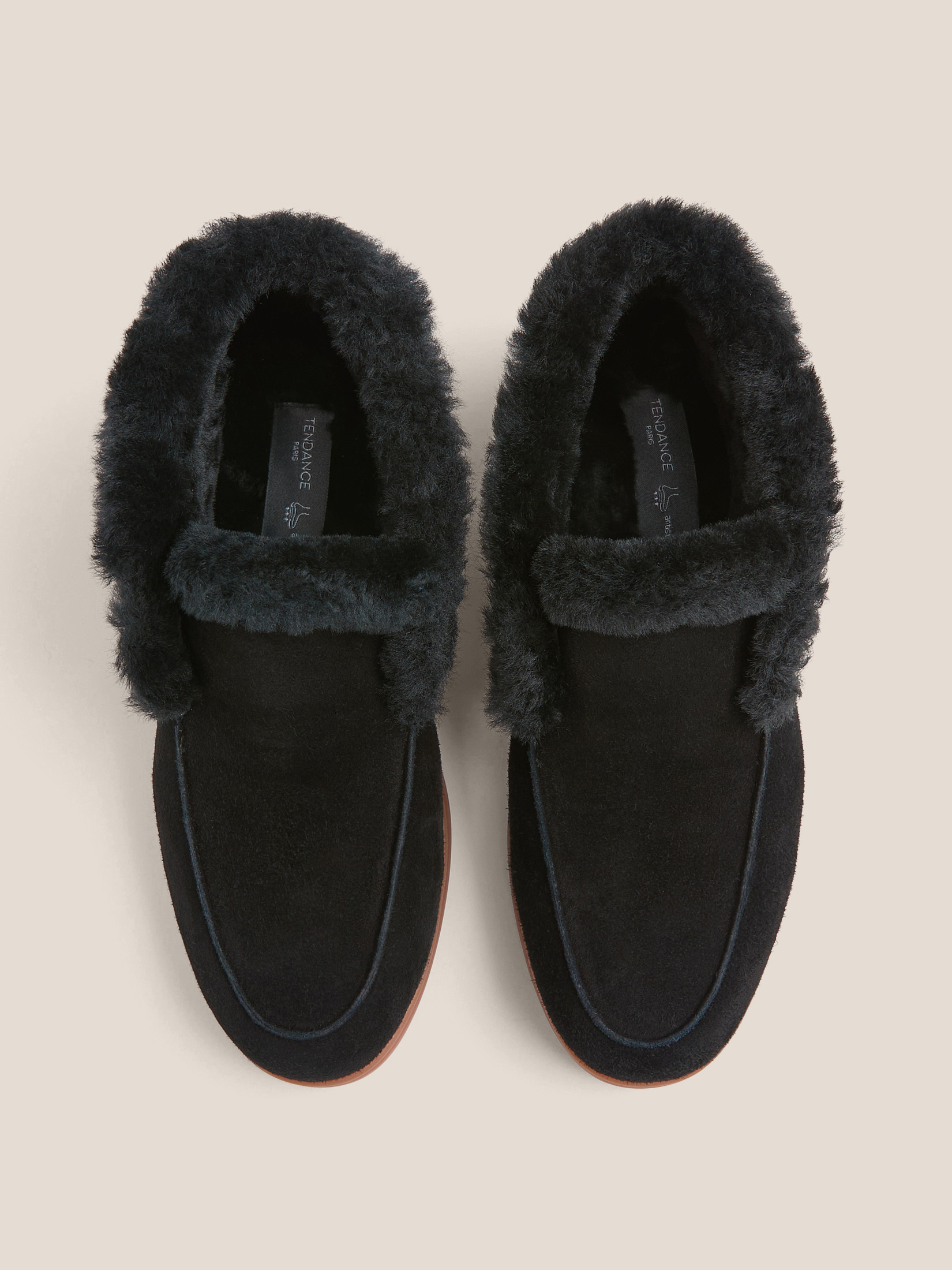 Женские высокие лоферы TENDANCE 4747990, черный