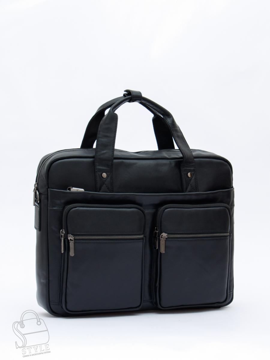 Портфель мужской кожаный 815XXL black Fuzhiniao