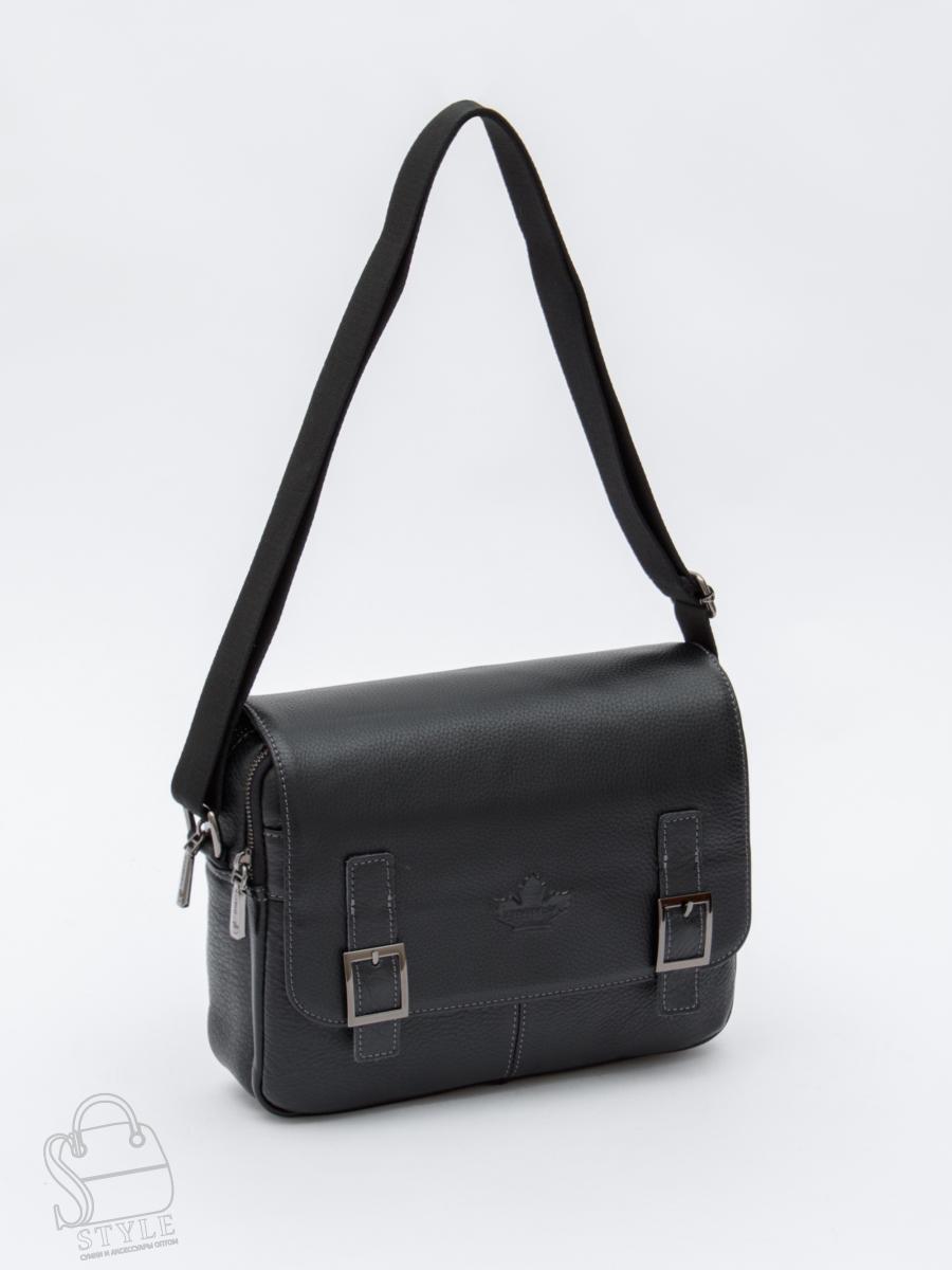 Портфель мужской кожаный 6997-1Z black Zinimsk