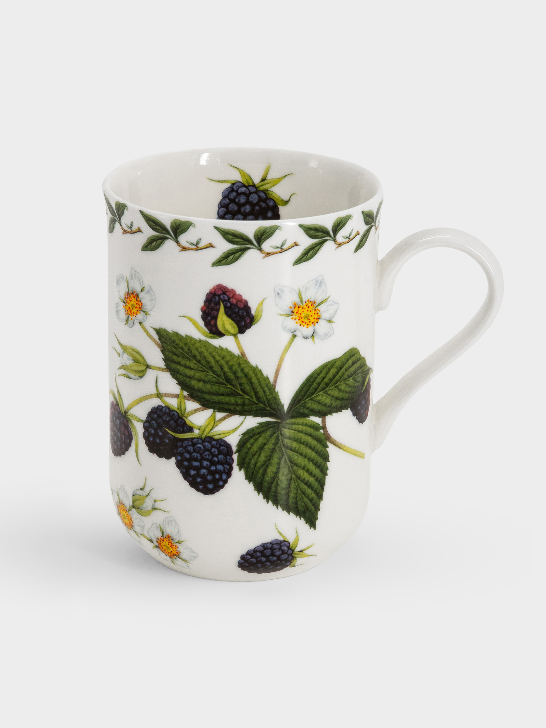 Кружка, 300 мл, фарфор F, белая, Ежевика, Orchard Fruits