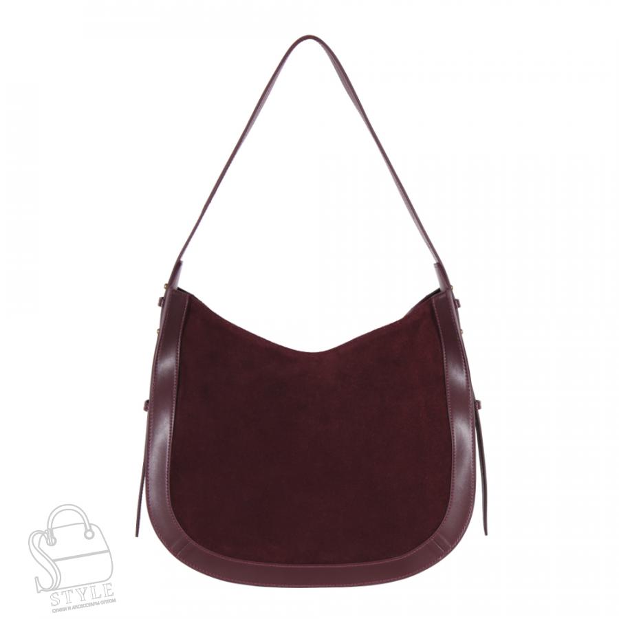 Сумка женская кожаная 7230BDAA wine red Baidou