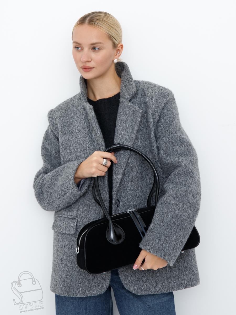 Сумка женская кожаная 91161MSS black Velina Fabbiano-Safenta