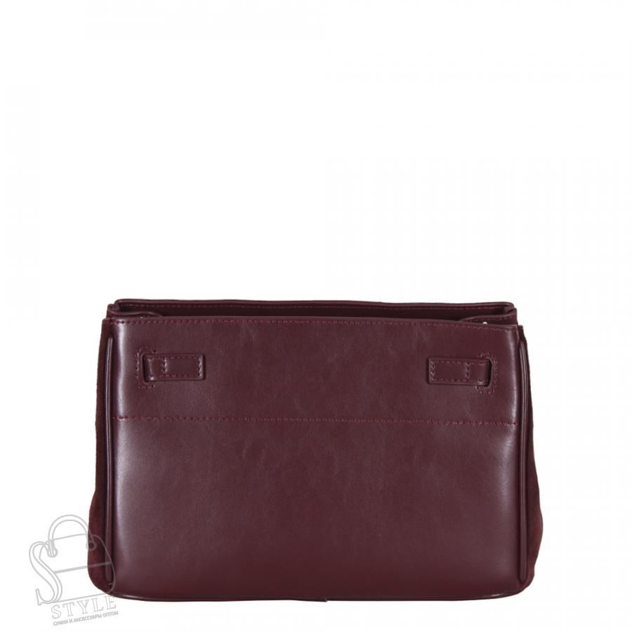 Сумка женская кожаная 6463BDAA wine red Baidou