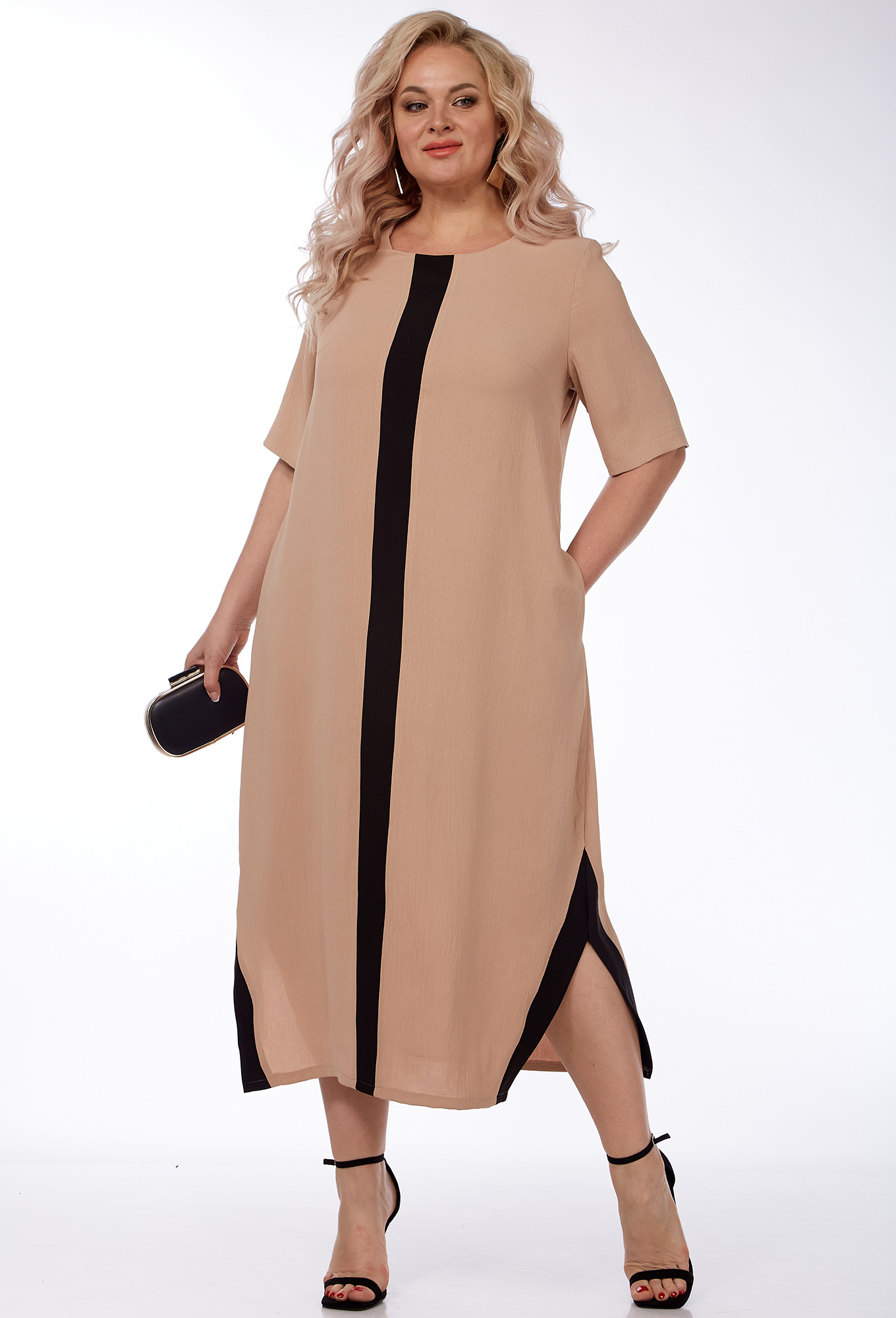 ст. цена2299руб.! Платье Michel Chic 2125 бежевый