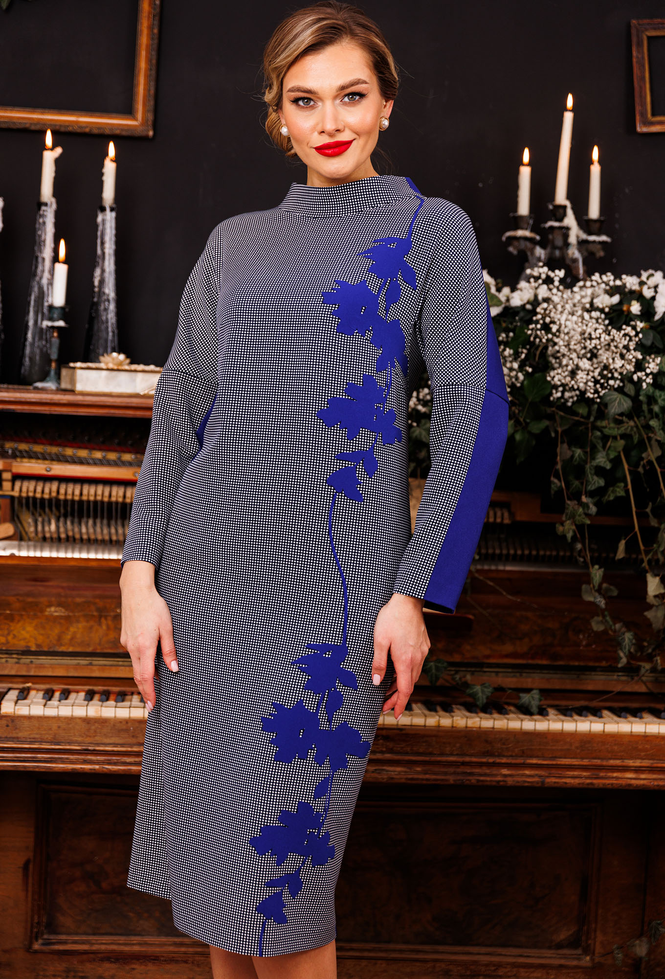 ст. цена2799руб.! Платье MODA ЮРС 2840 василек