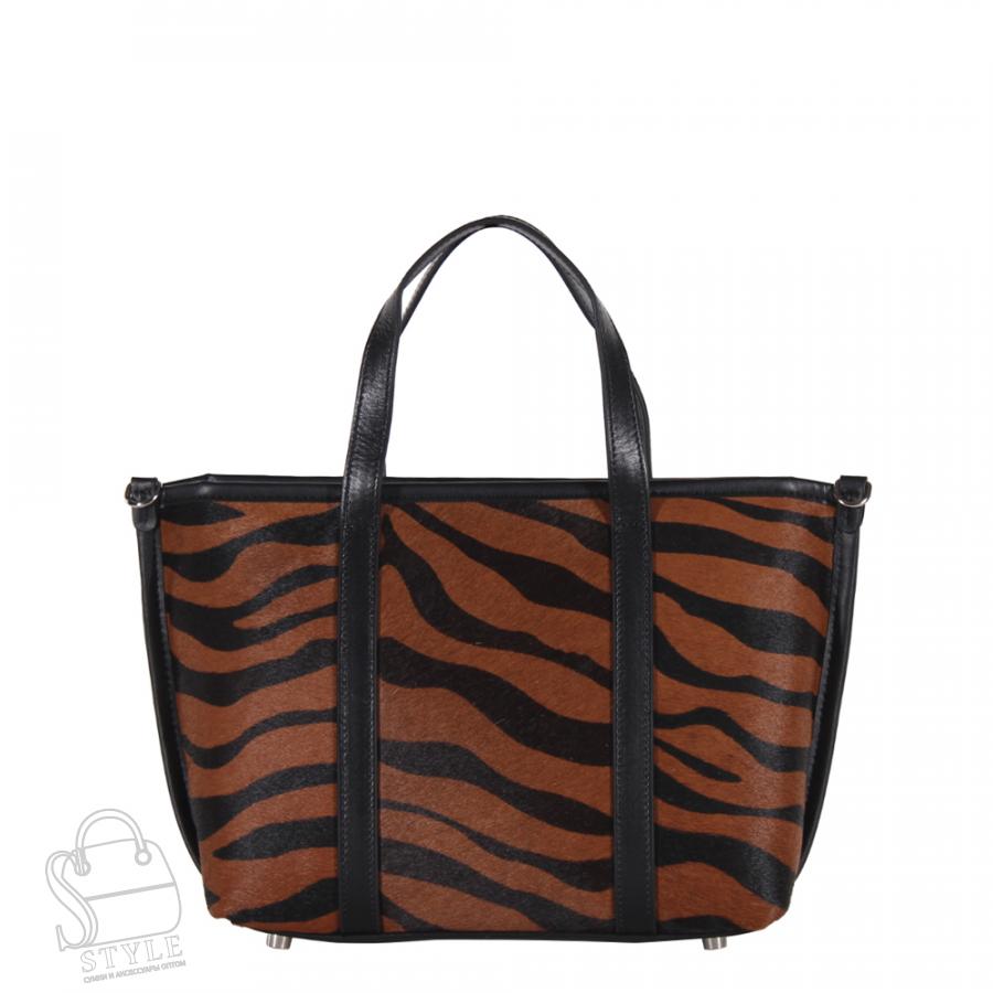 Сумка женская кожаная 3626VG zebra Vitelli Grassi/30