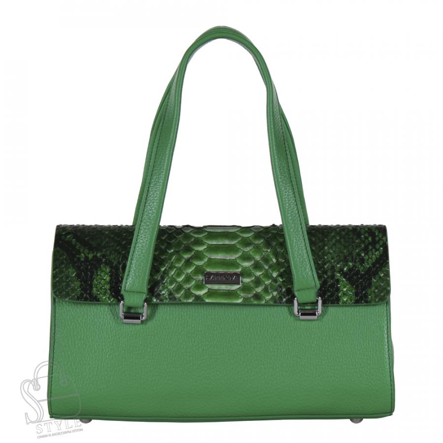 Сумка женская 593361 green Velina Fabbiano-Safenta/50