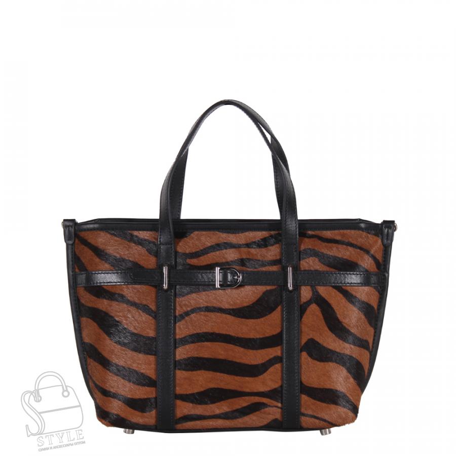 Сумка женская кожаная 3626VG zebra Vitelli Grassi/30