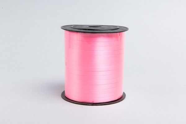 Лента декоративная розовая 0,5/250 (бобина)